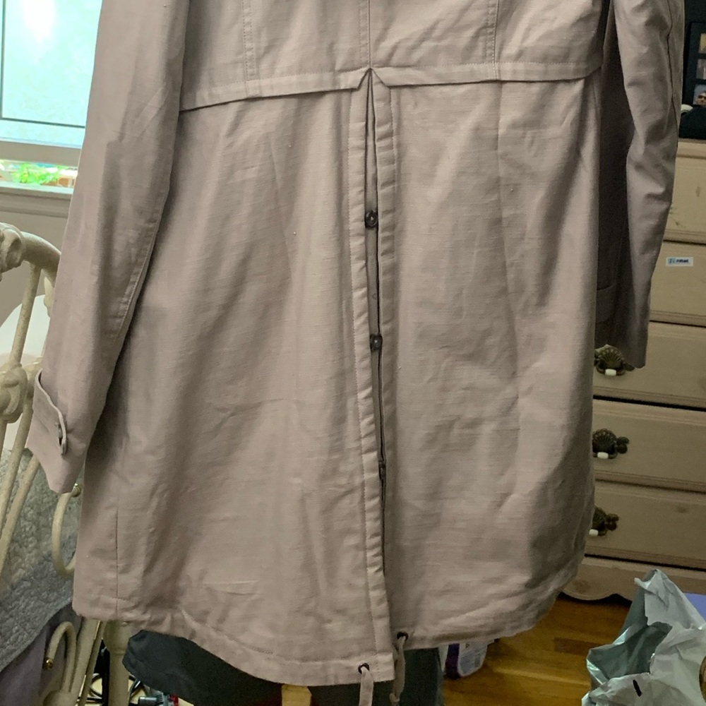 JACK DARK KHAKI SNORKEL LONG COAT, TRENCH - Picture 7 of 7